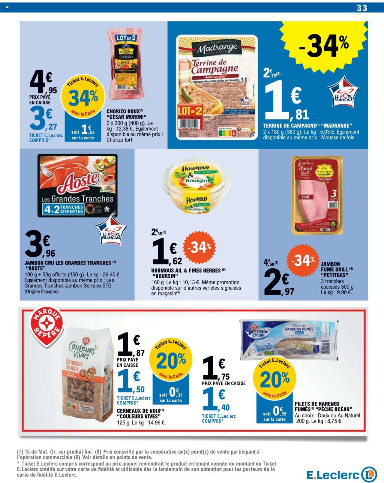 Catalogue E.leclerc 5 – 16 Mars 2024 Page 33