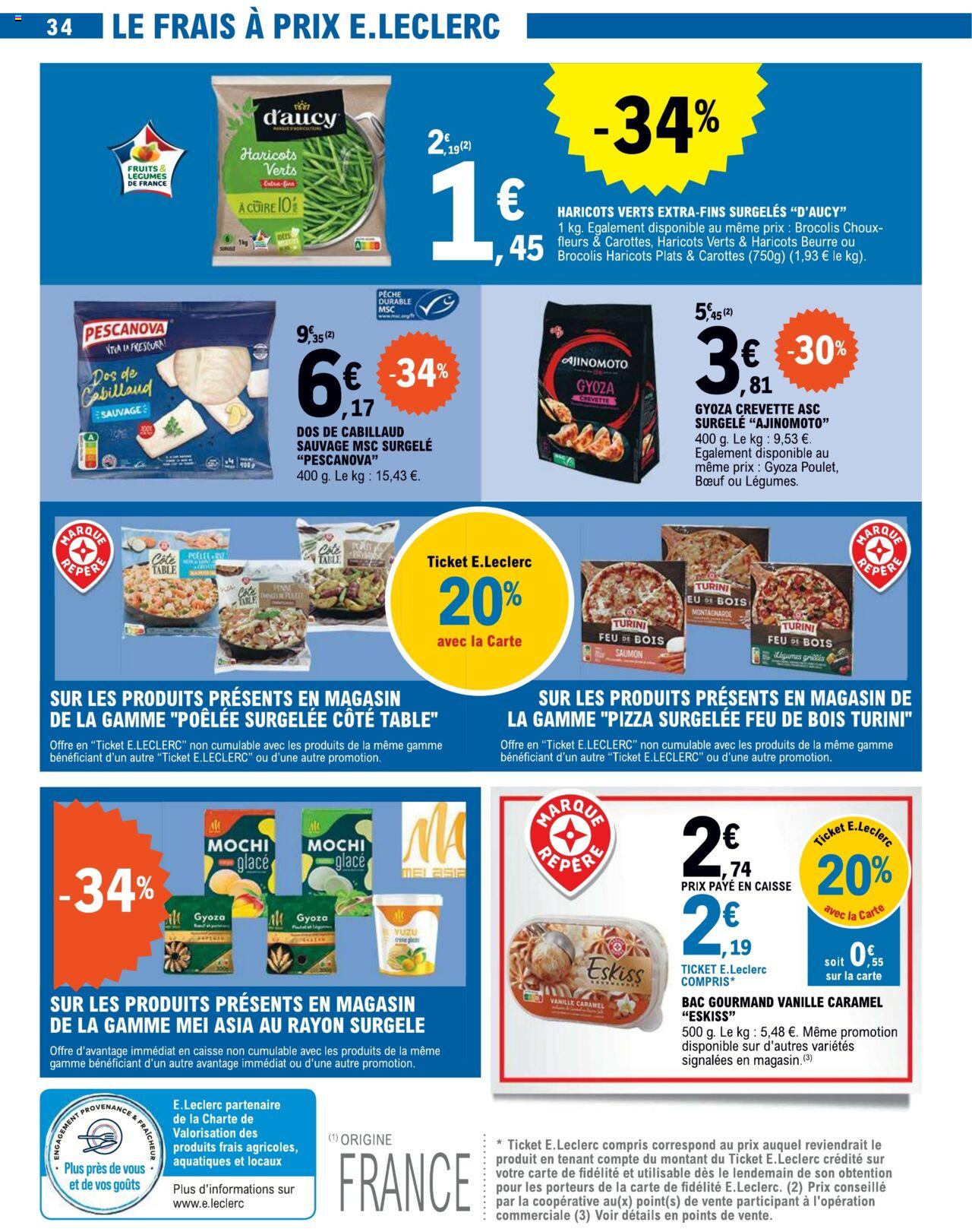 Catalogue E.leclerc 5 – 16 Mars 2024 Page 34