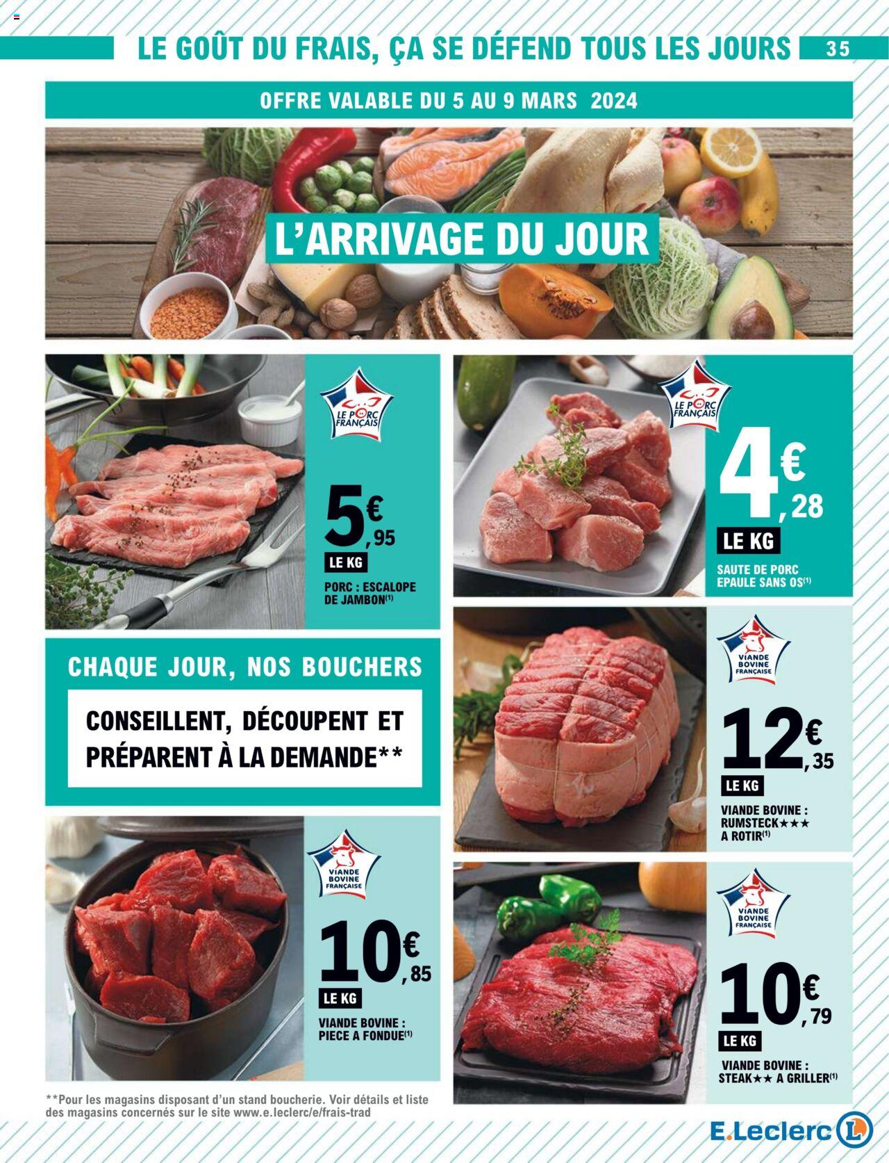 Catalogue E.leclerc 5 – 16 Mars 2024 Page 35