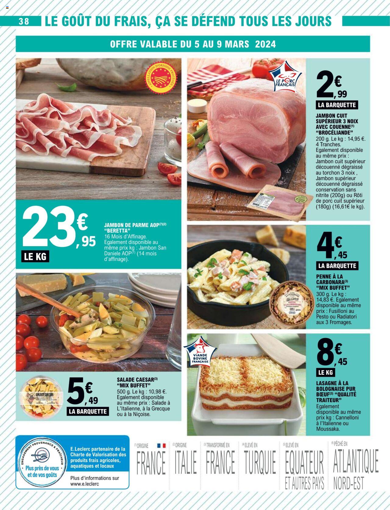 Catalogue E.leclerc 5 – 16 Mars 2024 Page 38