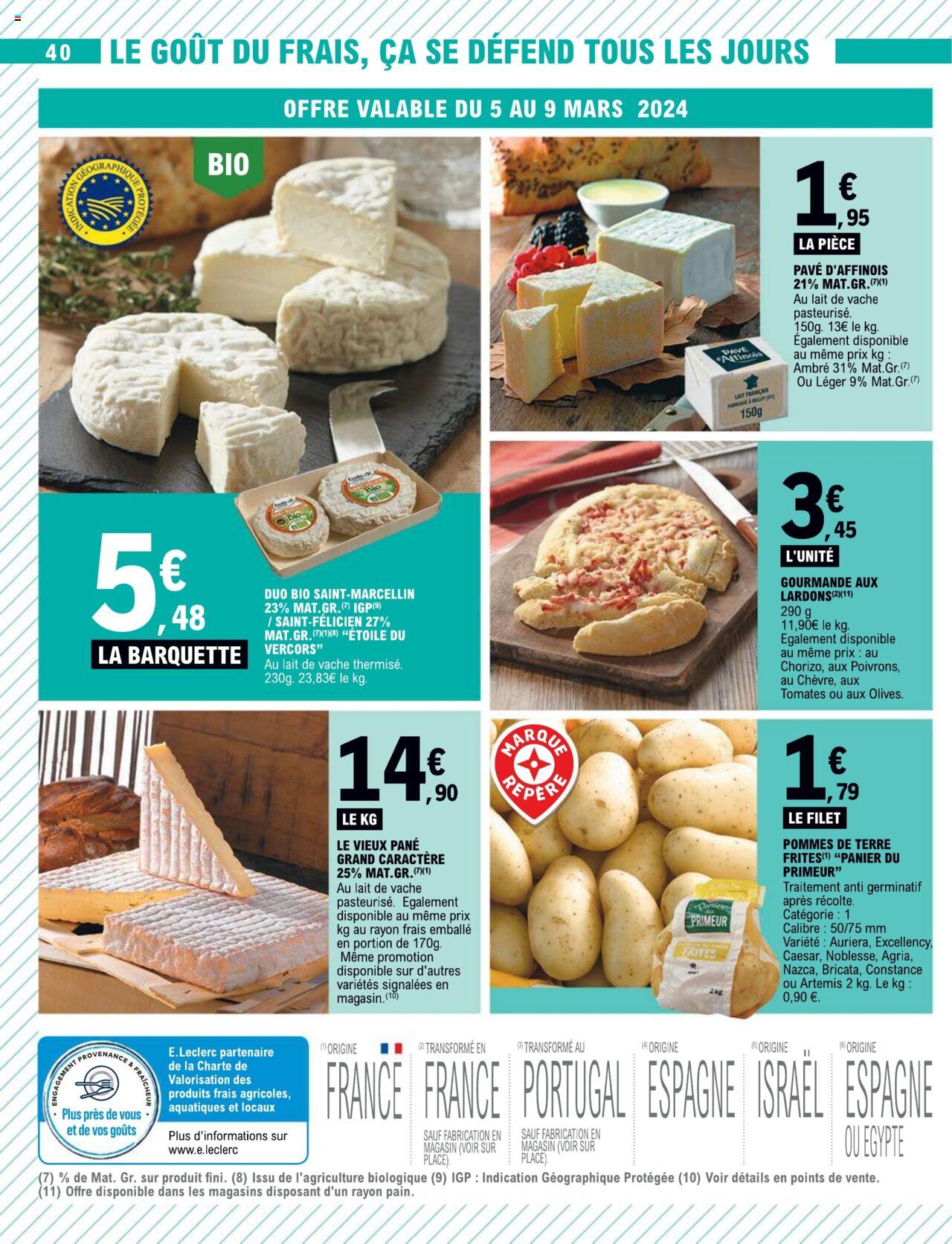Catalogue E.leclerc 5 – 16 Mars 2024 Page 40