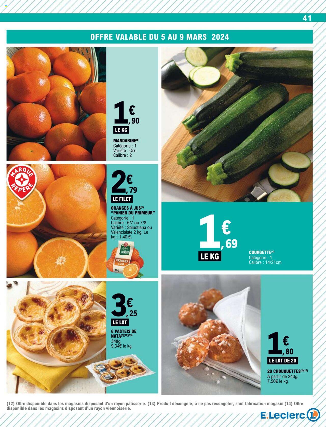 Catalogue E.leclerc 5 – 16 Mars 2024 Page 41