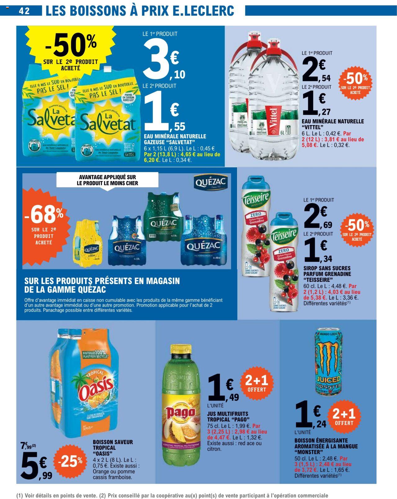 Catalogue E.leclerc 5 – 16 Mars 2024 Page 42
