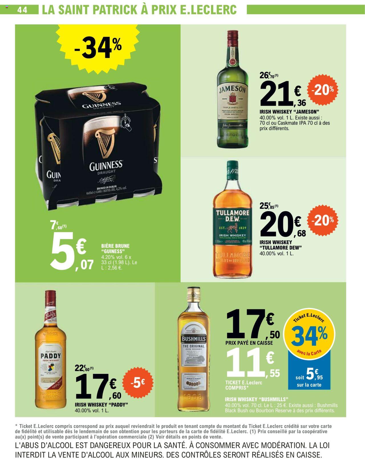 Catalogue E.leclerc 5 – 16 Mars 2024 Page 44