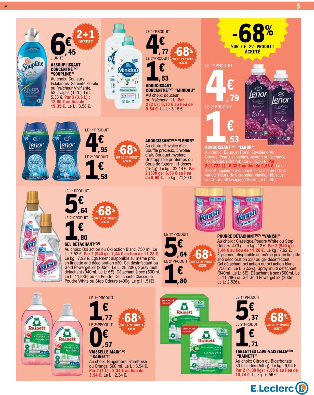 Catalogue E.leclerc 5 – 16 Mars 2024 Page 5
