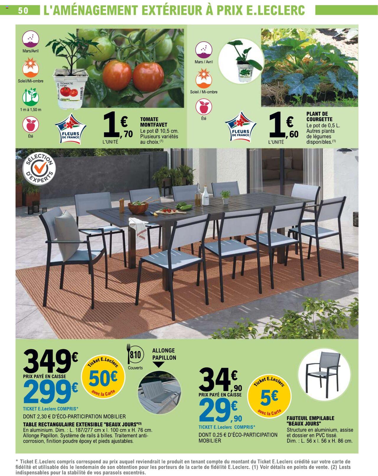 Catalogue E.leclerc 5 – 16 Mars 2024 Page 50