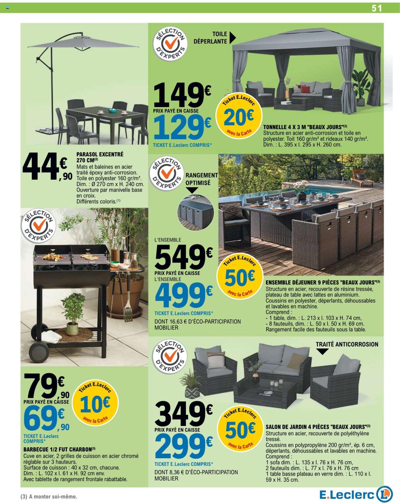 Catalogue E.leclerc 5 – 16 Mars 2024 Page 51