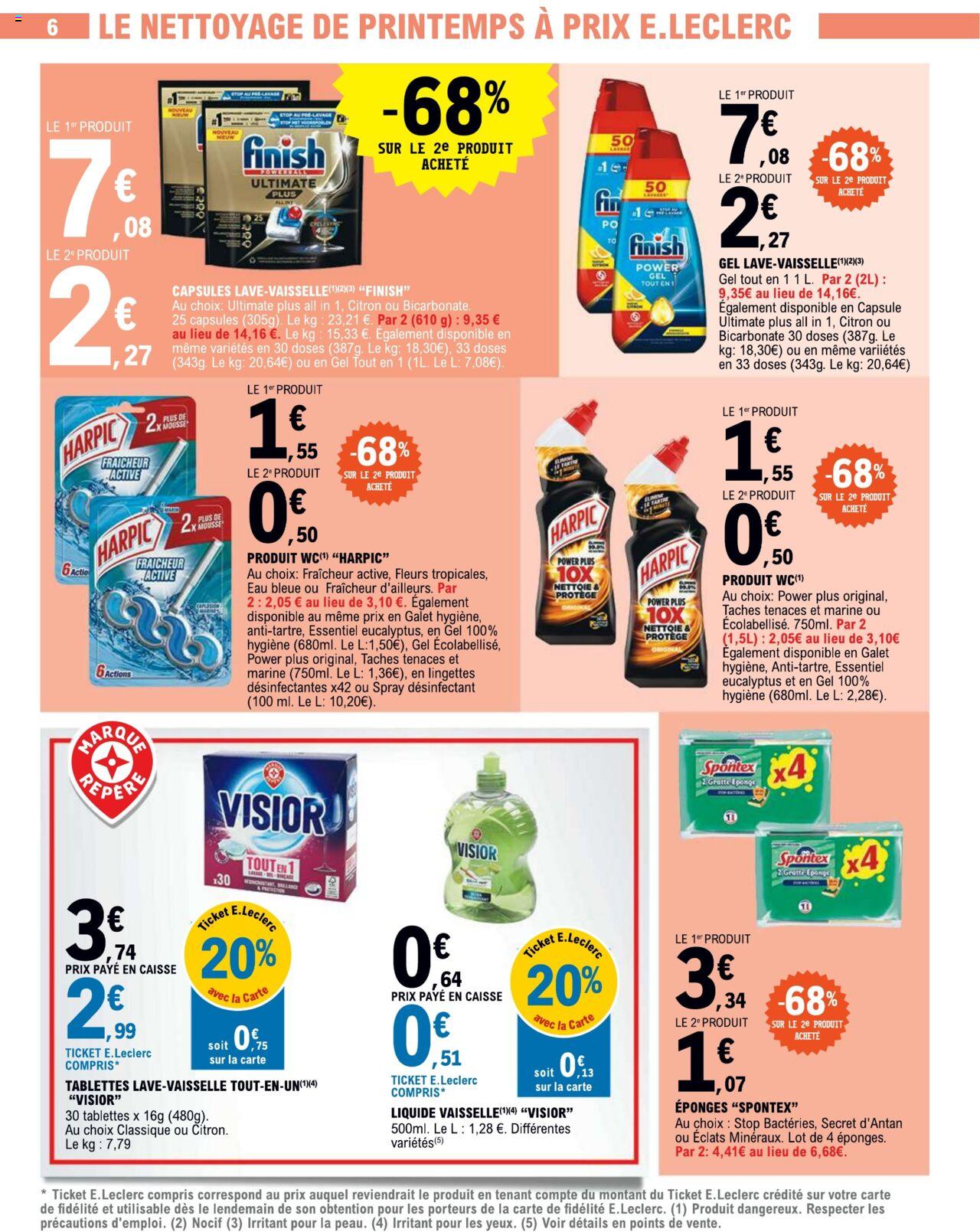 Catalogue E.leclerc 5 – 16 Mars 2024 Page 6