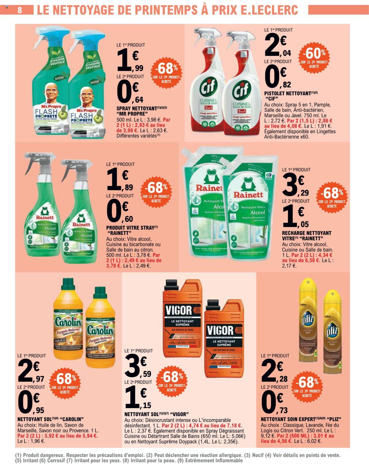 Catalogue E.leclerc 5 – 16 Mars 2024 Page 8