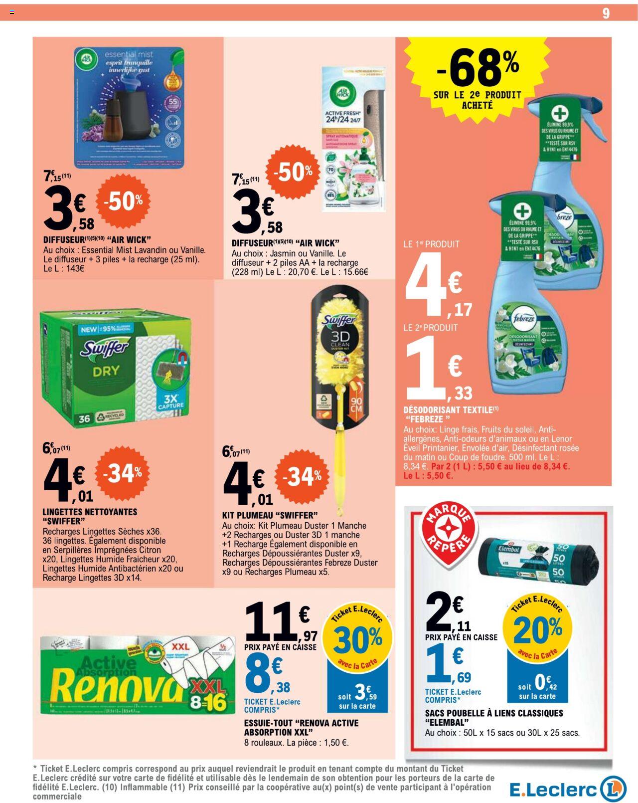 Catalogue E.leclerc 5 – 16 Mars 2024 Page 9