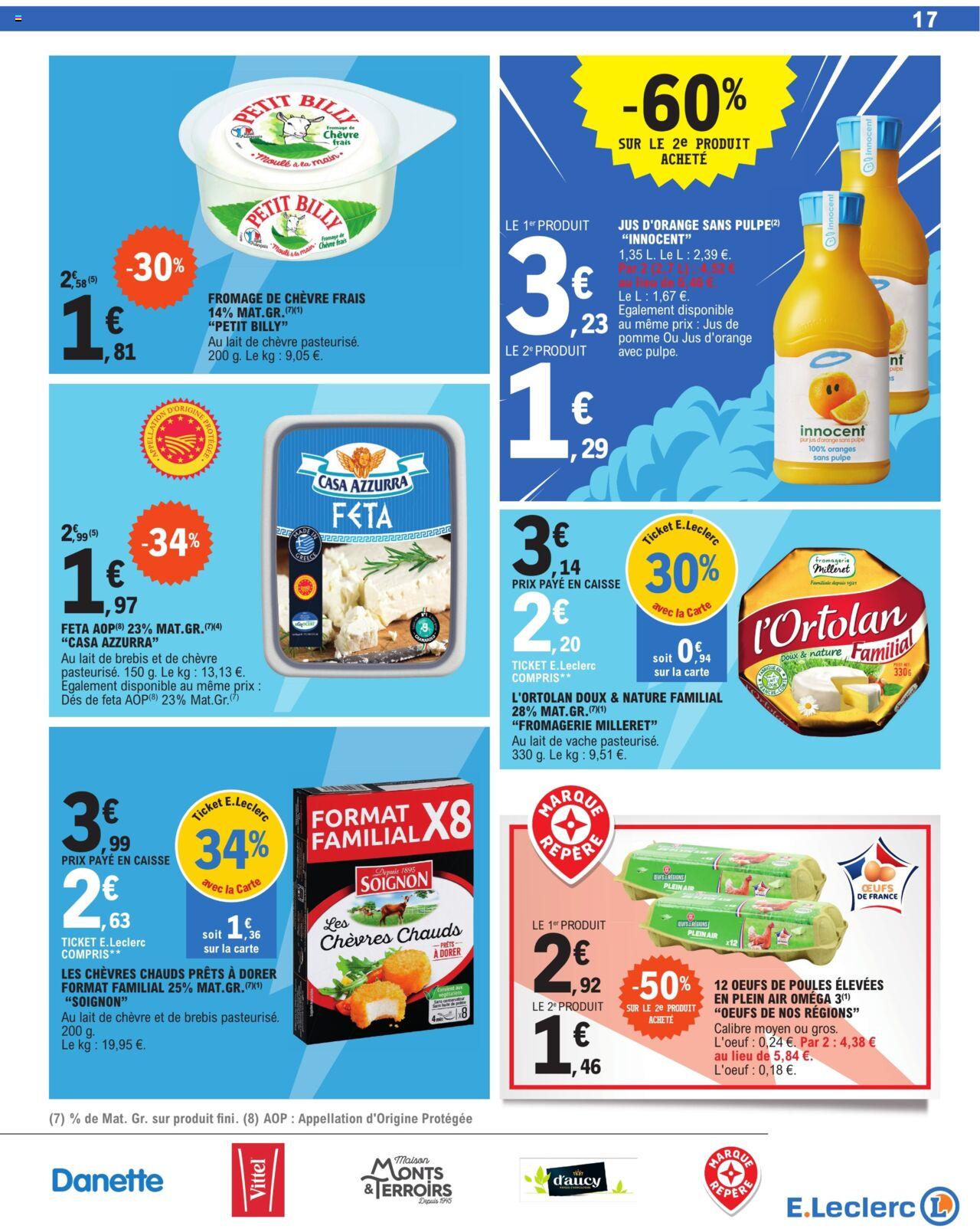 Catalogue E.leclerc 9 – 20 Avril 2024 Page 17