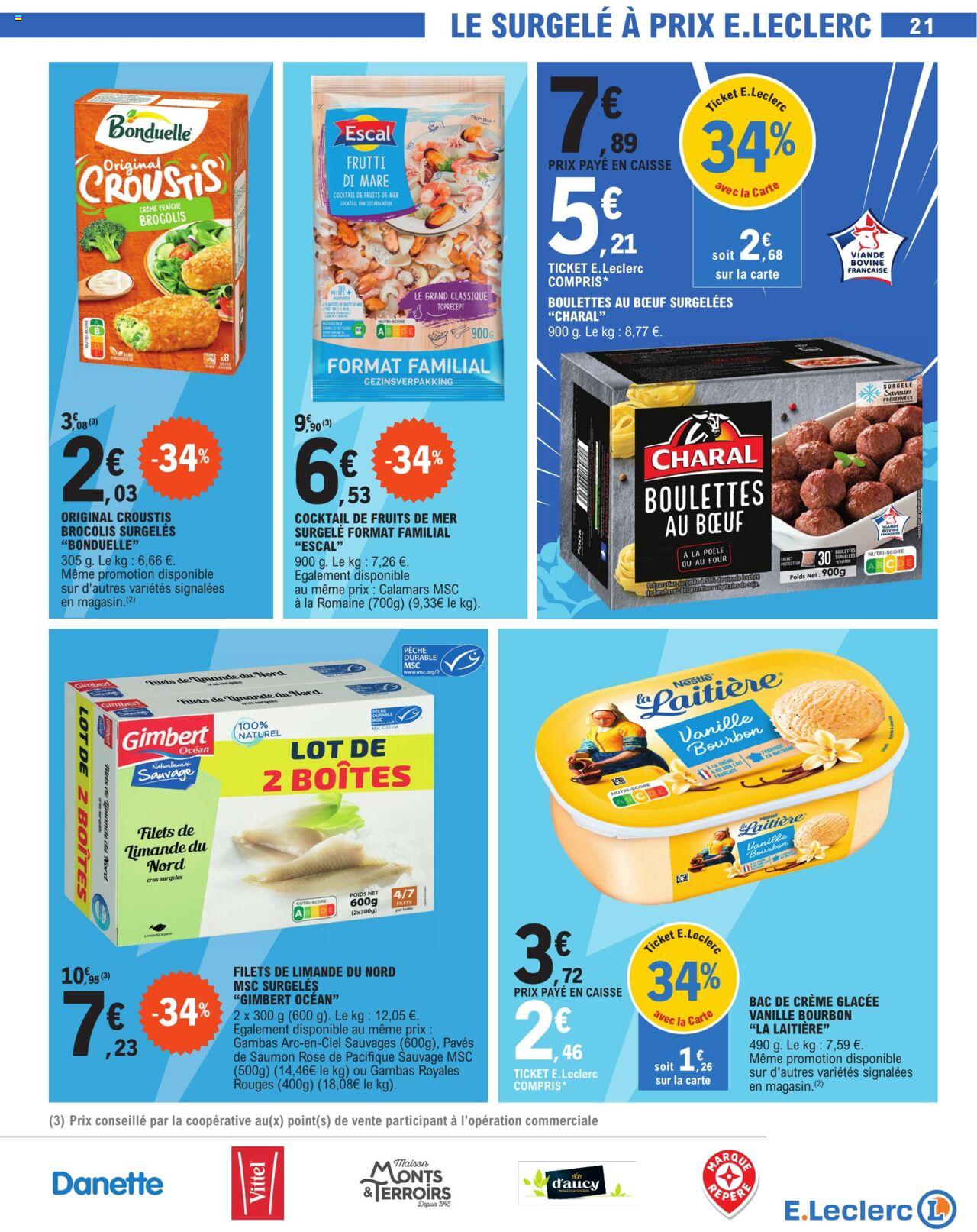Catalogue E.leclerc 9 – 20 Avril 2024 Page 21