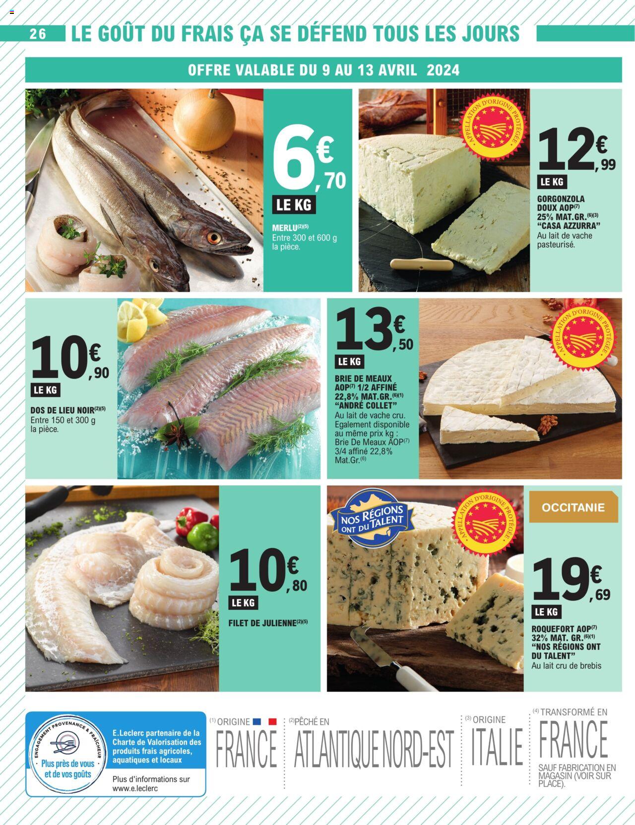 Catalogue E.leclerc 9 – 20 Avril 2024 Page 26