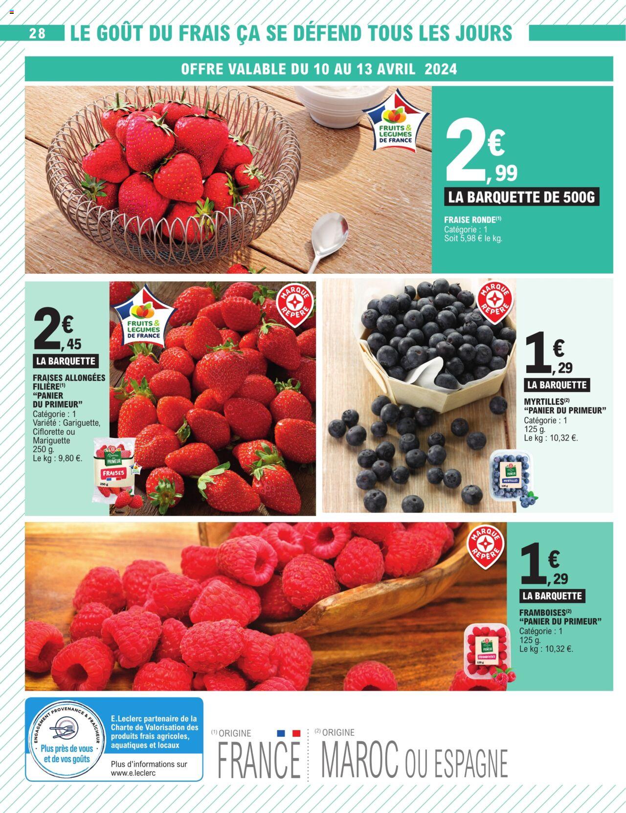 Catalogue E.leclerc 9 – 20 Avril 2024 Page 28