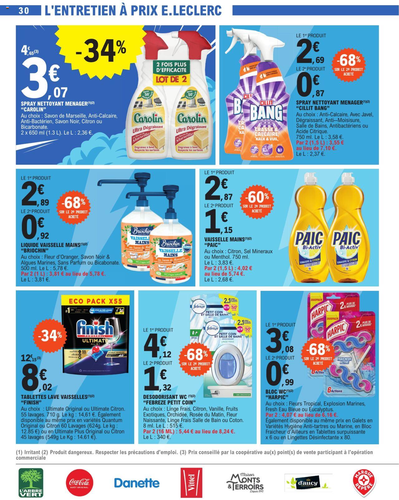 Catalogue E.leclerc 9 – 20 Avril 2024 Page 30