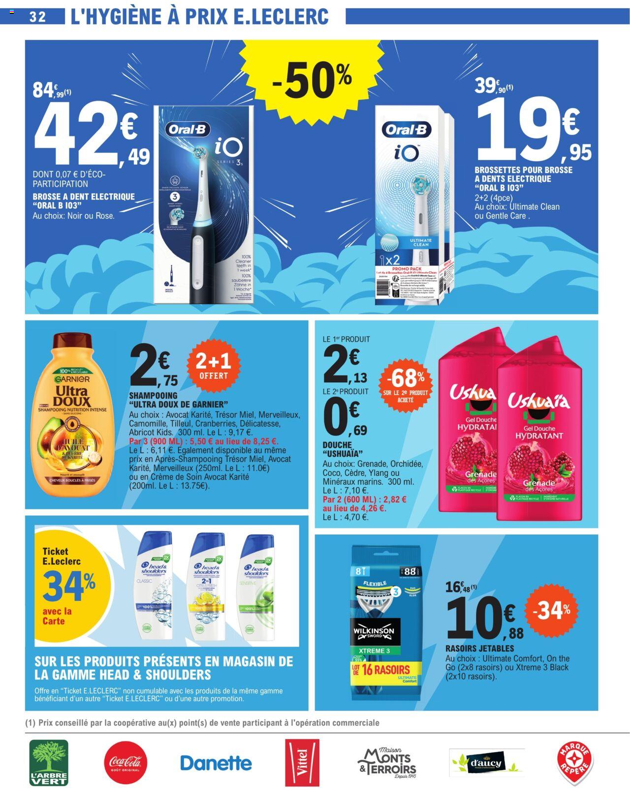 Catalogue E.leclerc 9 – 20 Avril 2024 Page 32