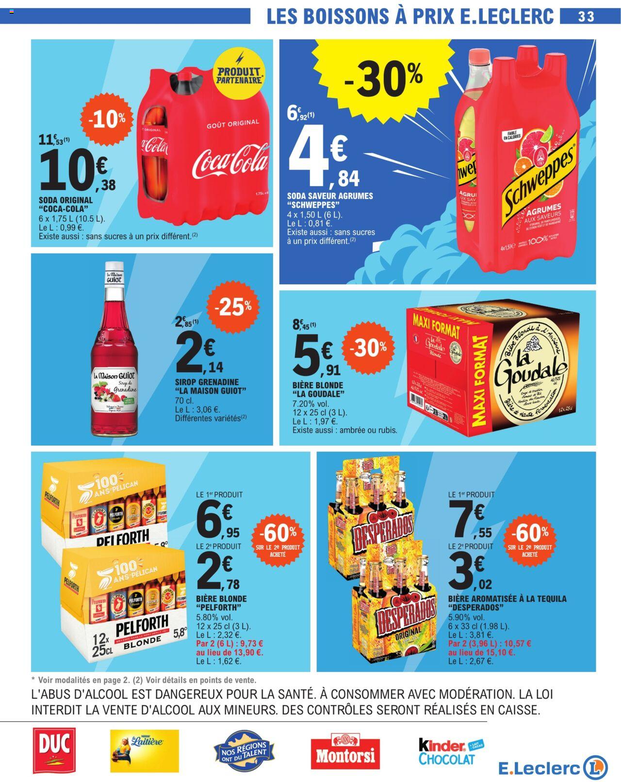 Catalogue E.leclerc 9 – 20 Avril 2024 Page 33