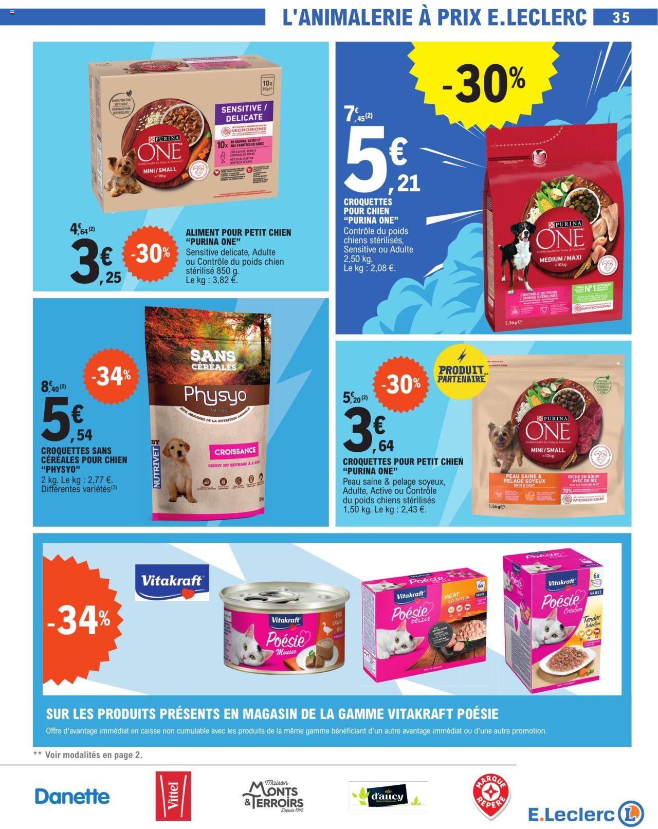 Catalogue E.leclerc 9 – 20 Avril 2024 Page 35