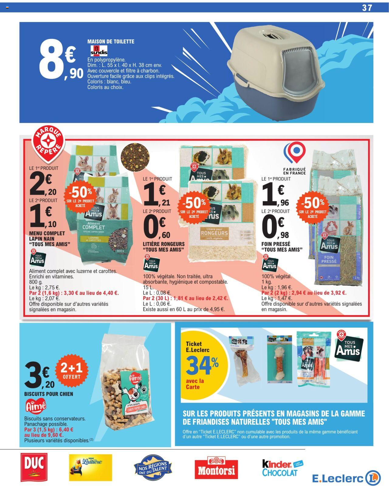 Catalogue E.leclerc 9 – 20 Avril 2024 Page 37