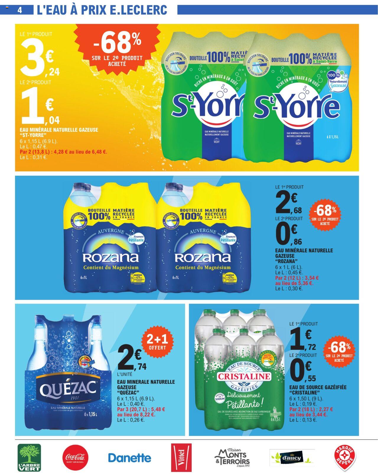 Catalogue E.leclerc 9 – 20 Avril 2024 Page 4