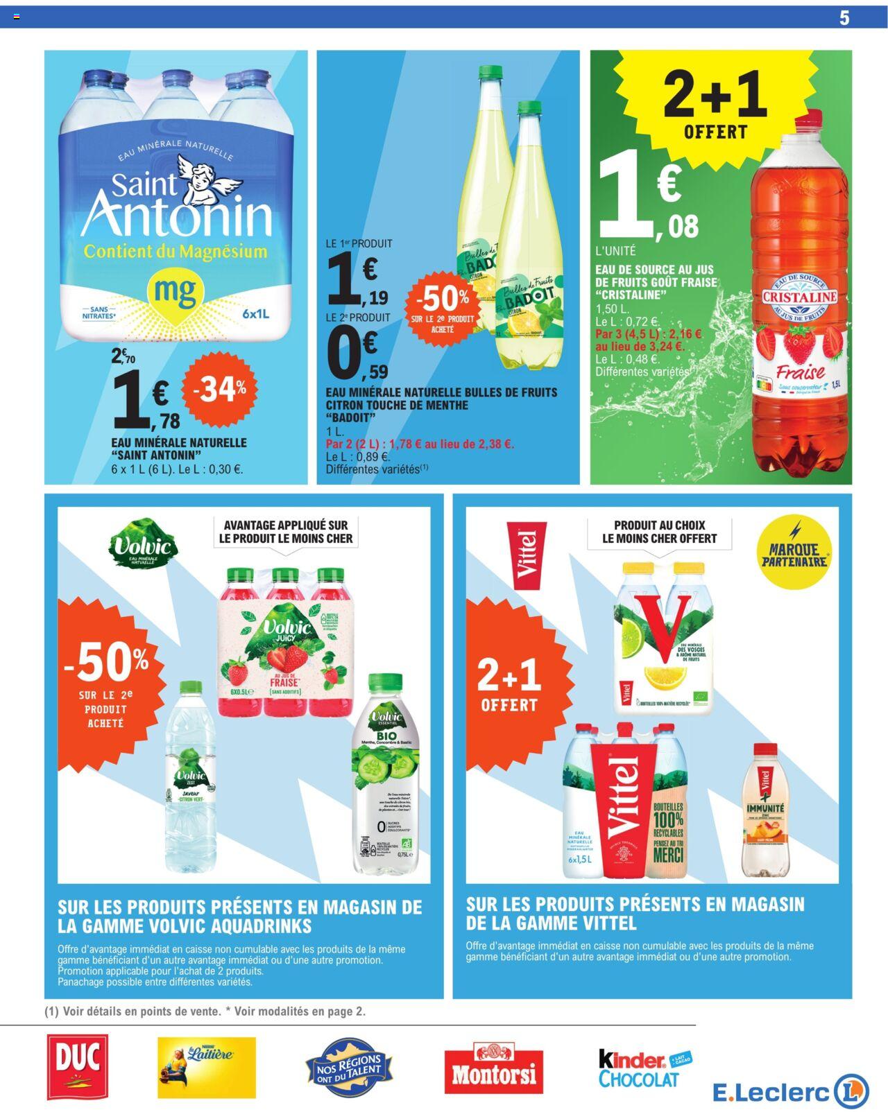 Catalogue E.leclerc 9 – 20 Avril 2024 Page 5