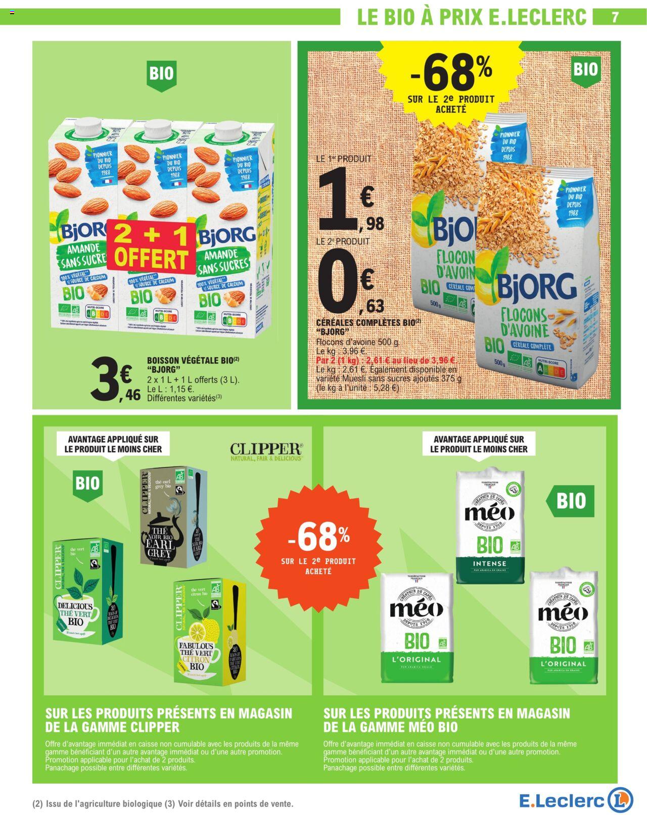 Catalogue E.leclerc 9 – 20 Avril 2024 Page 7