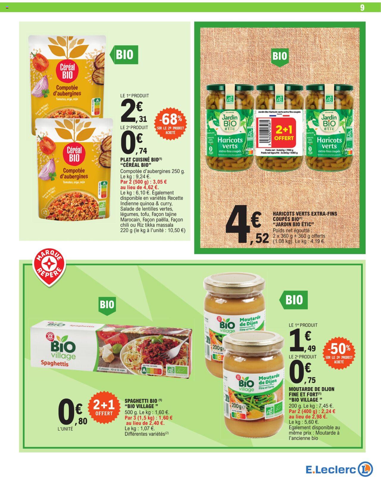 Catalogue E.leclerc 9 – 20 Avril 2024 Page 9