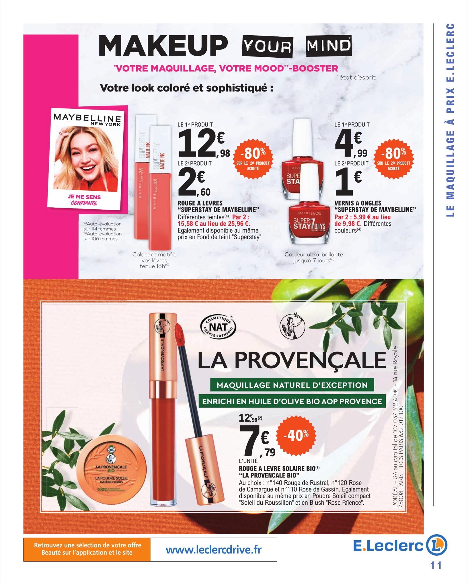 Catalogue E.leclerc 9 – 20 Mai 2023 Page 11