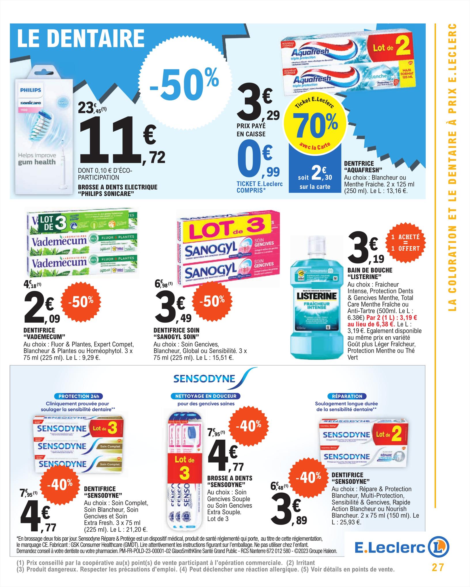 Catalogue E.leclerc 9 – 20 Mai 2023 Page 27