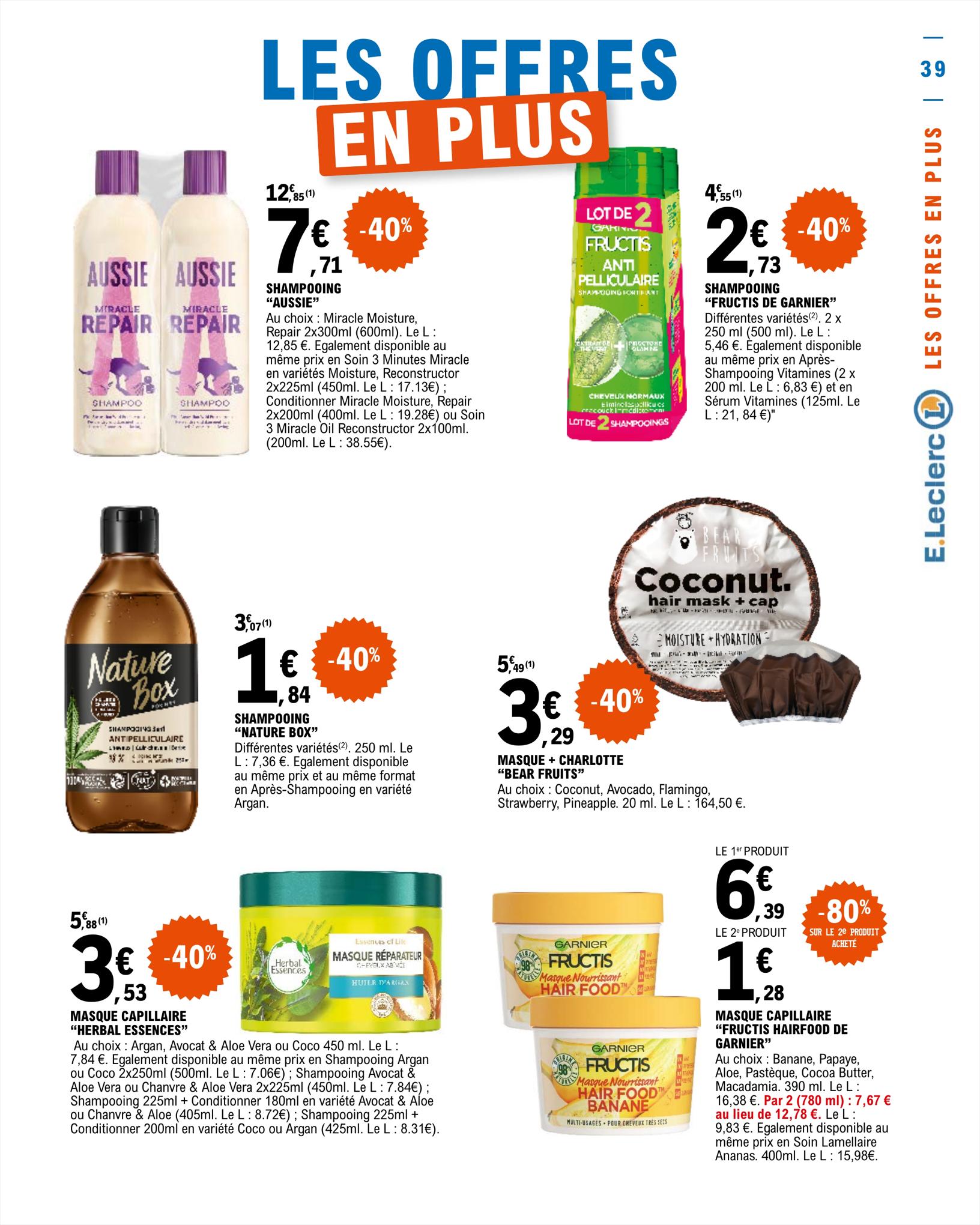 Catalogue E.leclerc 9 – 20 Mai 2023 Page 39