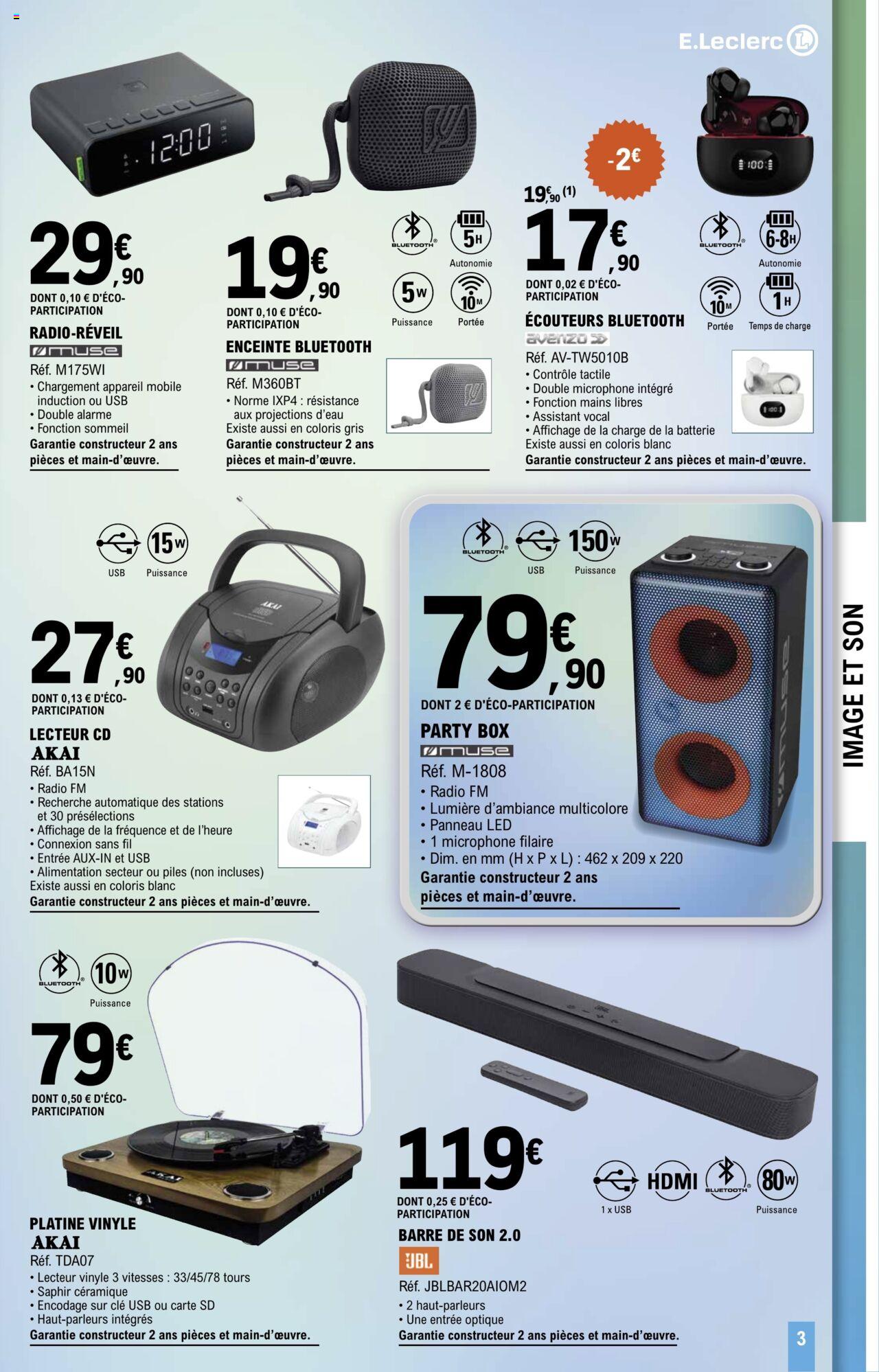 Catalogue E.leclerc Les Bons Plans 3 – 13 Janvier 2024 Page 3