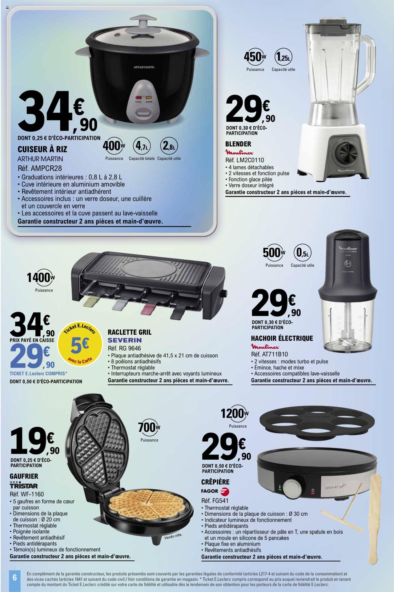 Catalogue E.leclerc Les Bons Plans 3 – 13 Janvier 2024 Page 6