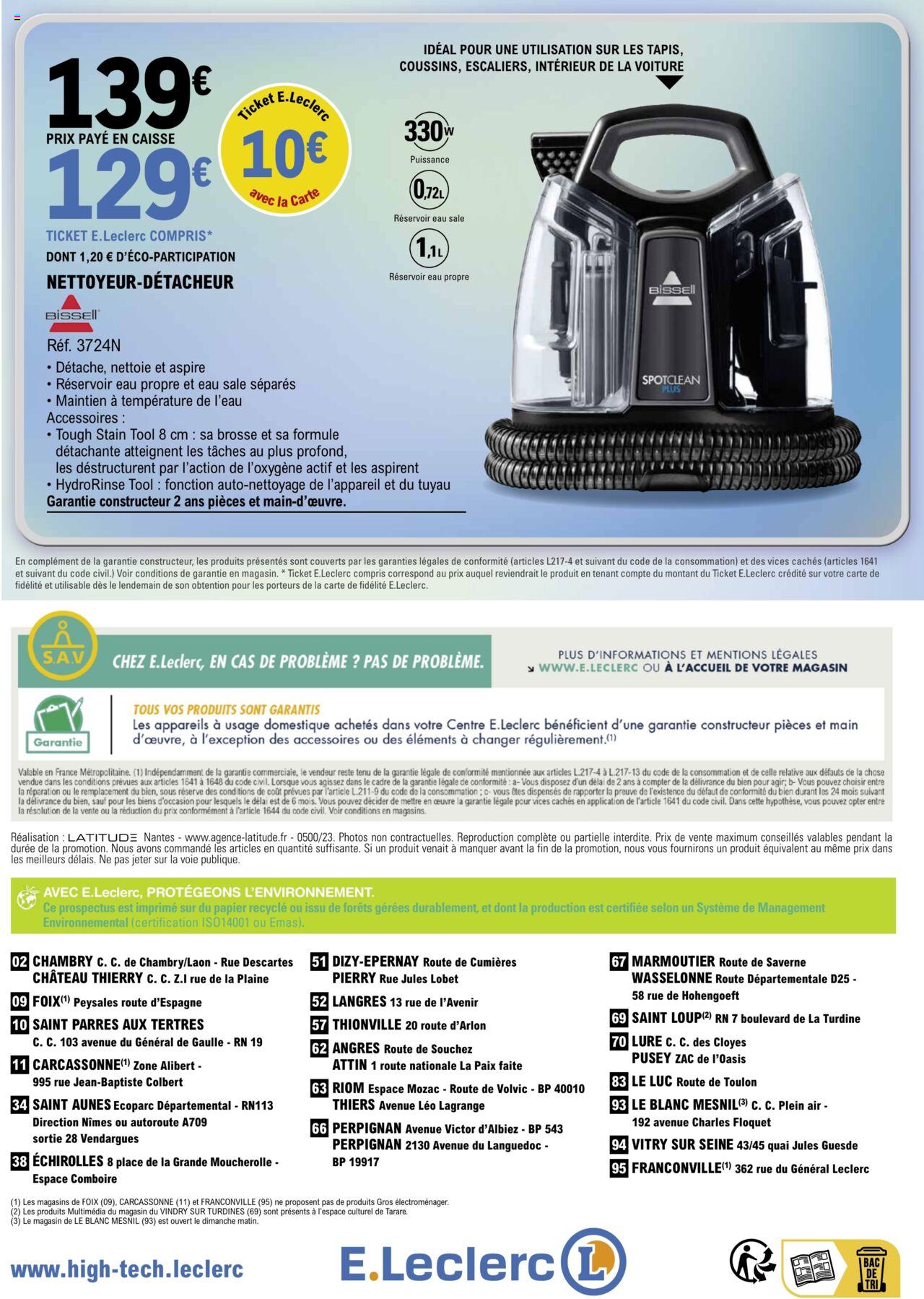 Catalogue E.leclerc Les Bons Plans 3 – 13 Janvier 2024 Page 8