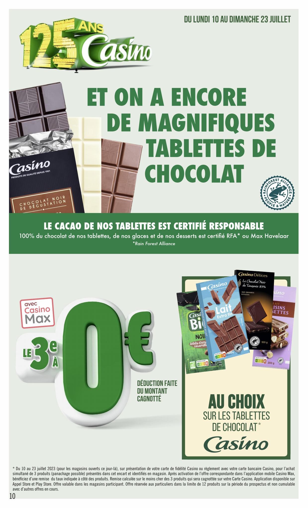 Catalogue Géant Casino 10 – 23 Juillet 2023 Page 10