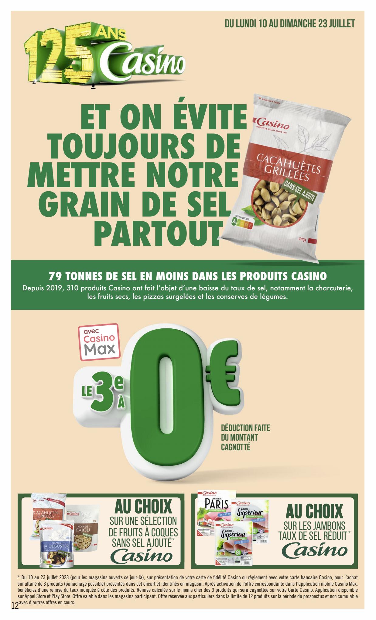 Catalogue Géant Casino 10 – 23 Juillet 2023 Page 12