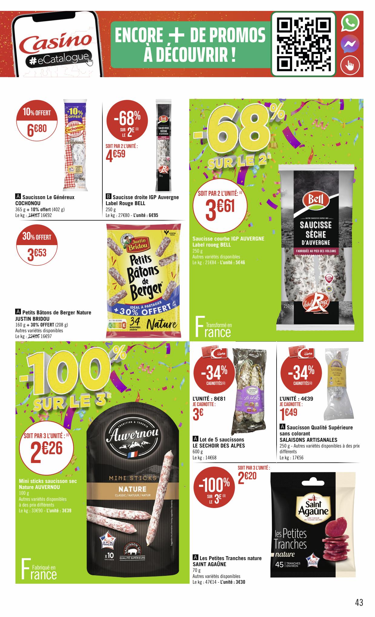 Catalogue Géant Casino 10 – 23 Juillet 2023 Page 43