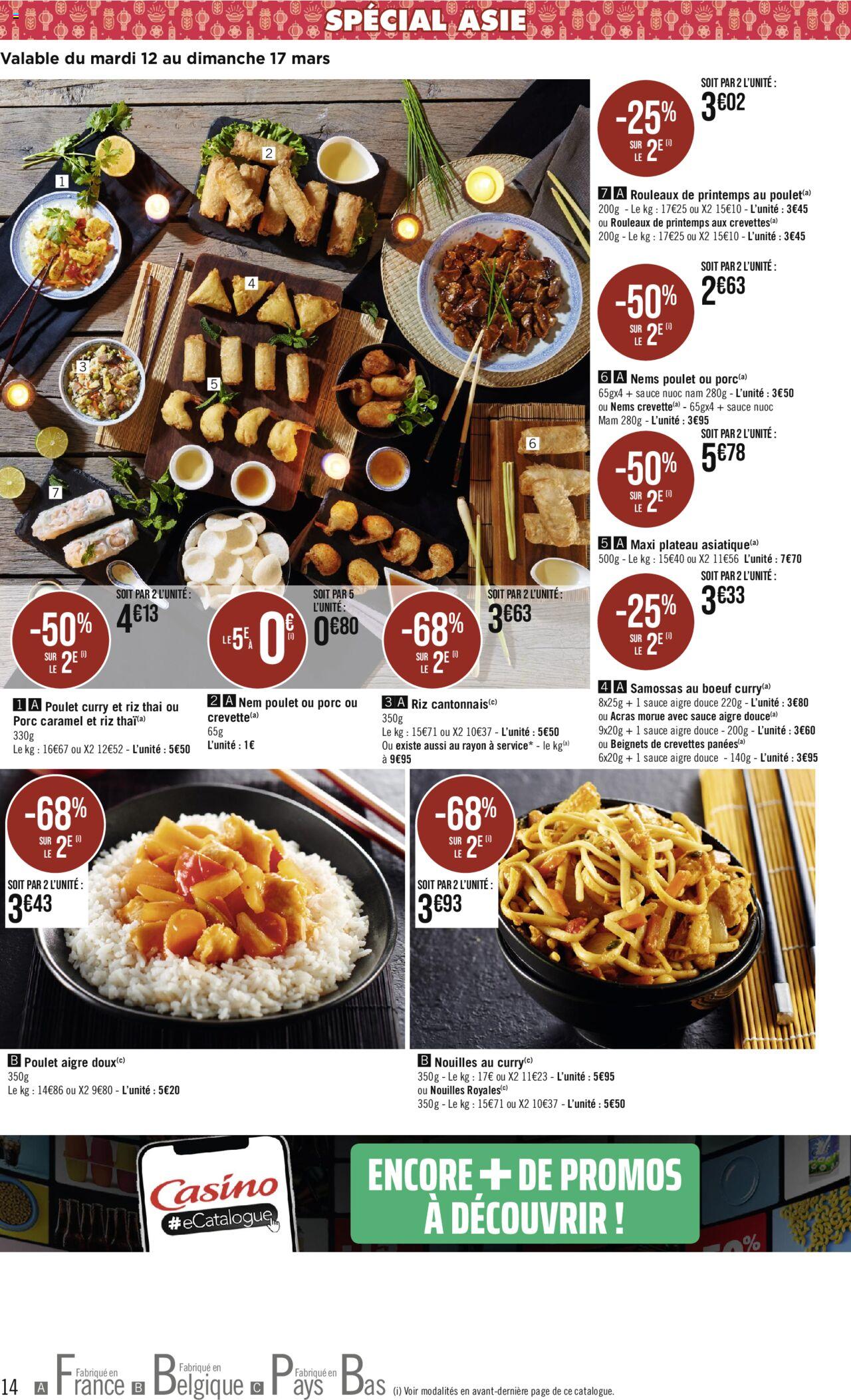 Catalogue Géant Casino 12 – 24 Mars 2024 Page 14