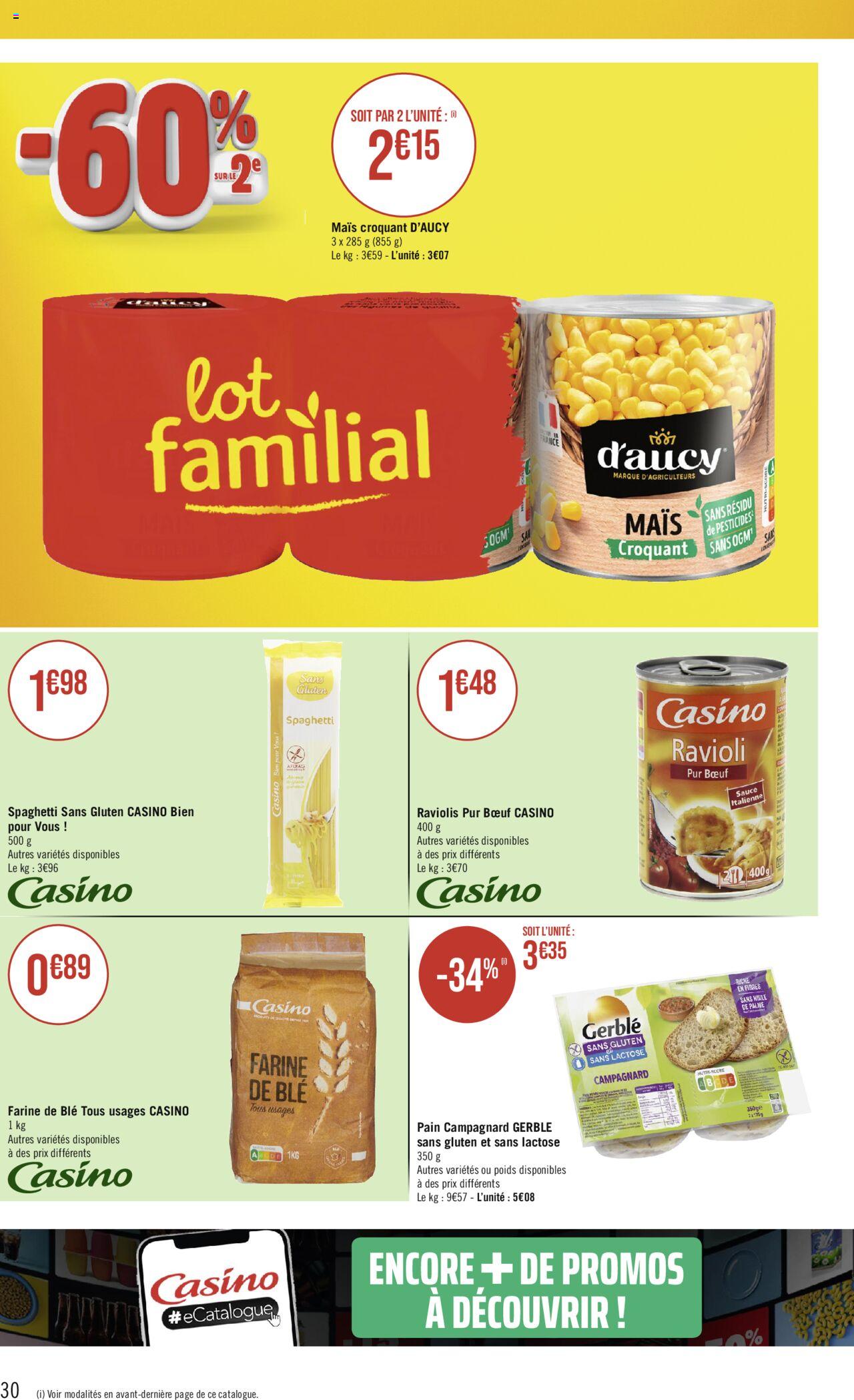 Catalogue Géant Casino 12 – 24 Mars 2024 Page 30