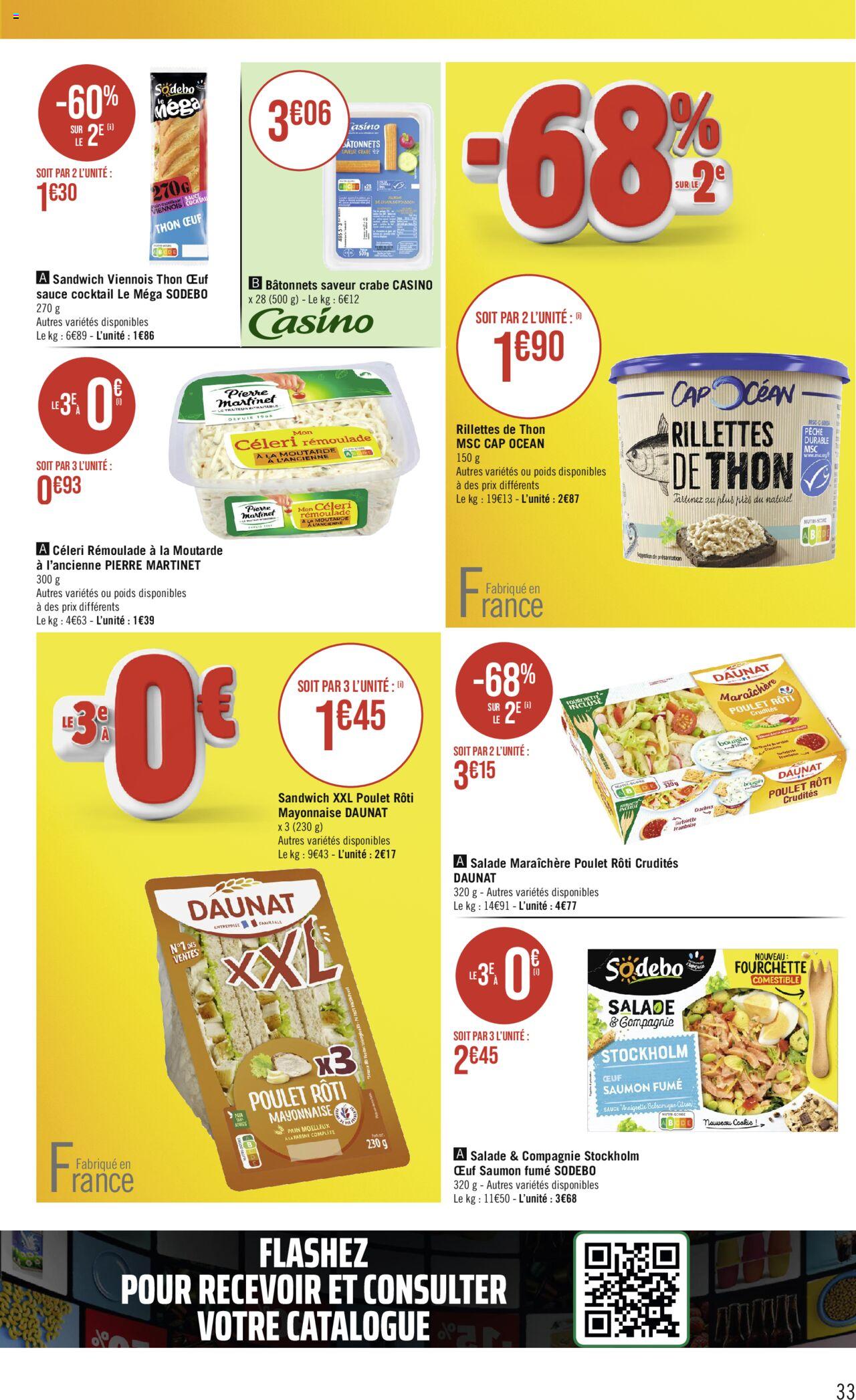 Catalogue Géant Casino 12 – 24 Mars 2024 Page 33