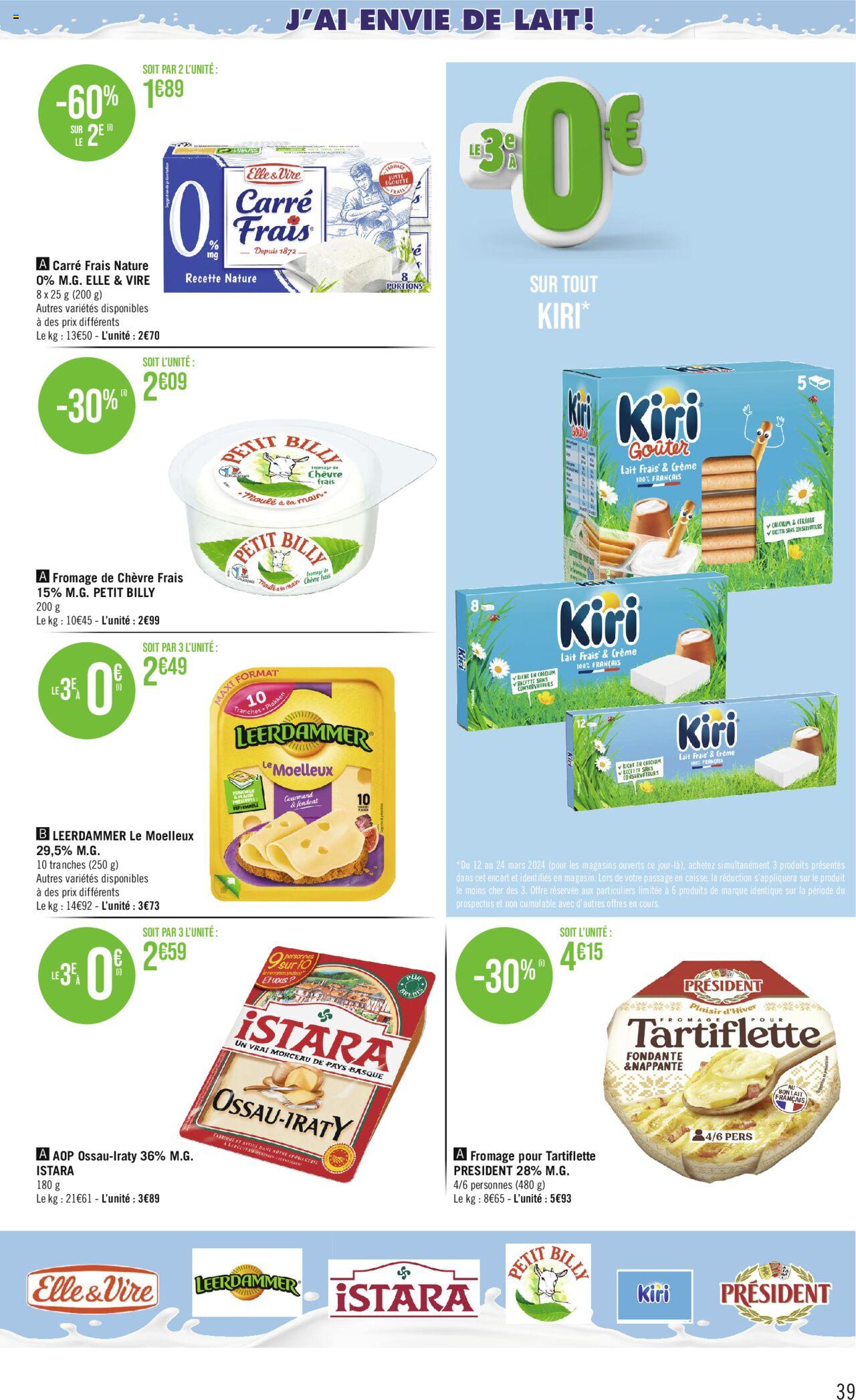 Catalogue Géant Casino 12 – 24 Mars 2024 Page 39