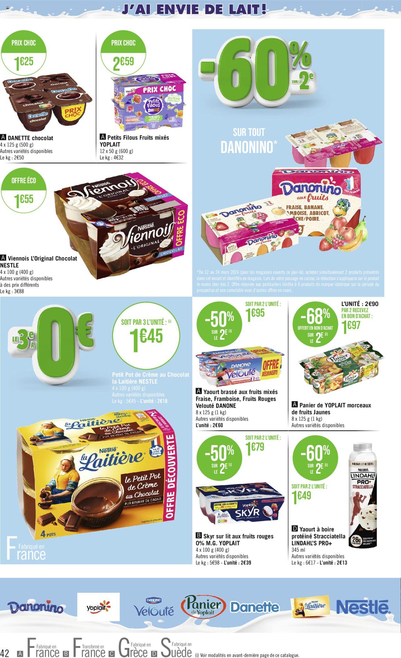 Catalogue Géant Casino 12 – 24 Mars 2024 Page 42