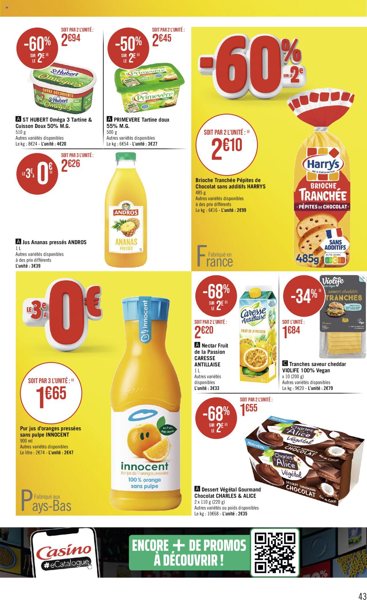 Catalogue Géant Casino 12 – 24 Mars 2024 Page 43