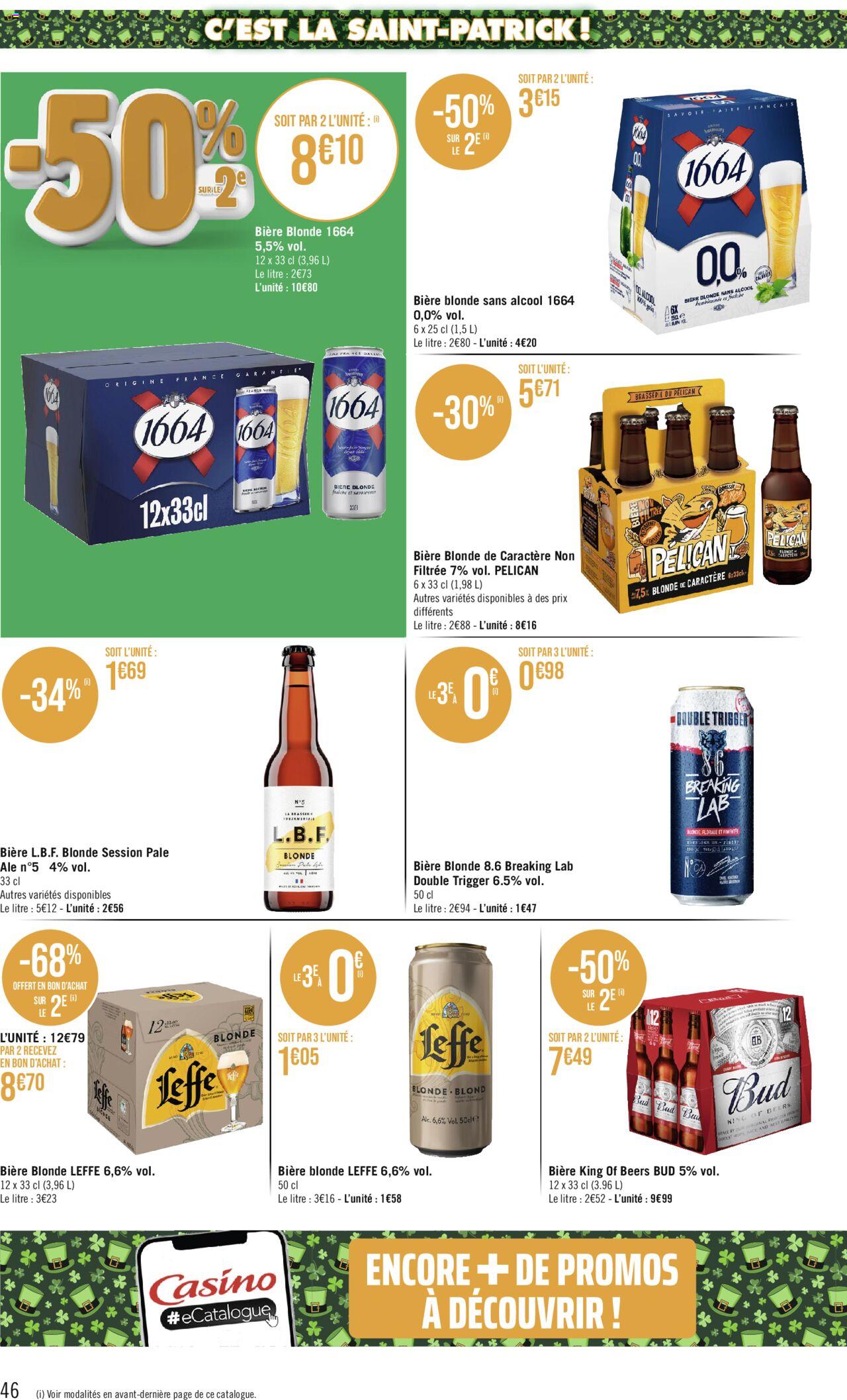 Catalogue Géant Casino 12 – 24 Mars 2024 Page 46