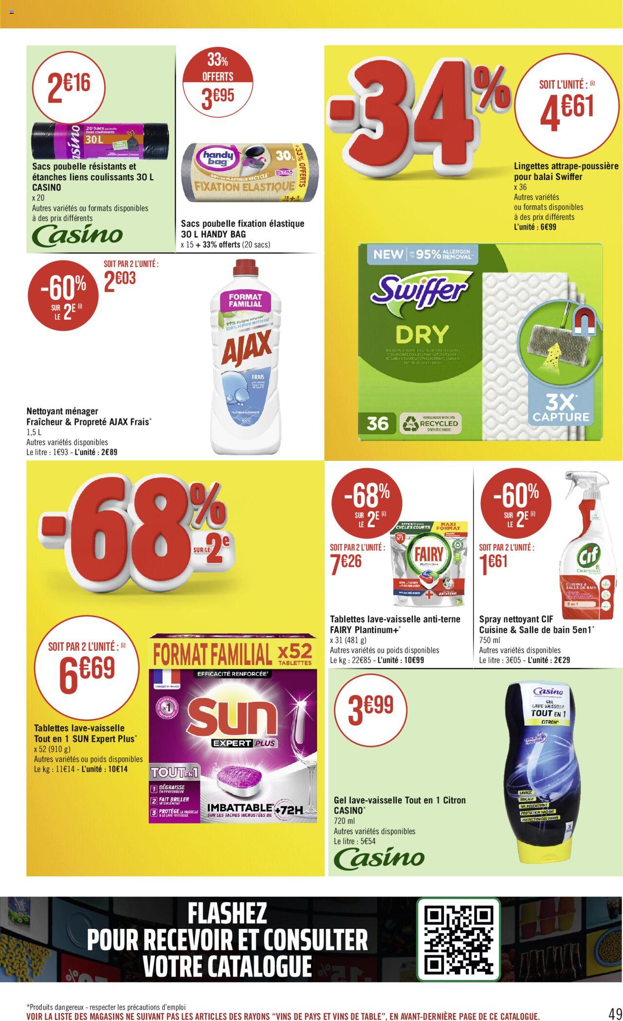 Catalogue Géant Casino 12 – 24 Mars 2024 Page 49