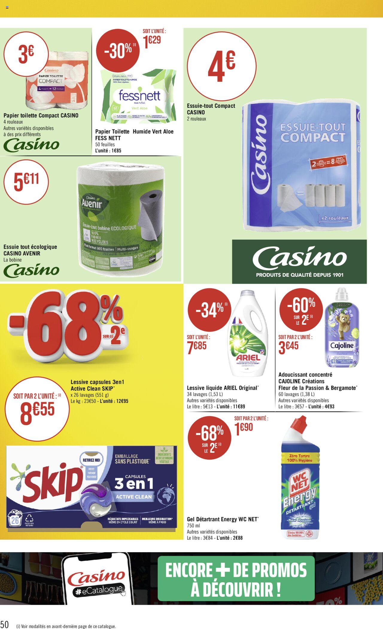 Catalogue Géant Casino 12 – 24 Mars 2024 Page 50