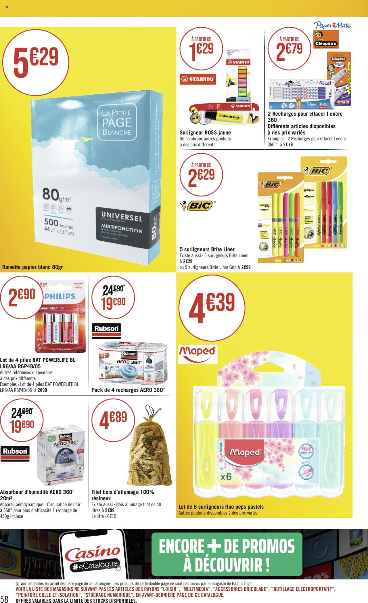 Catalogue Géant Casino 12 – 24 Mars 2024 Page 58