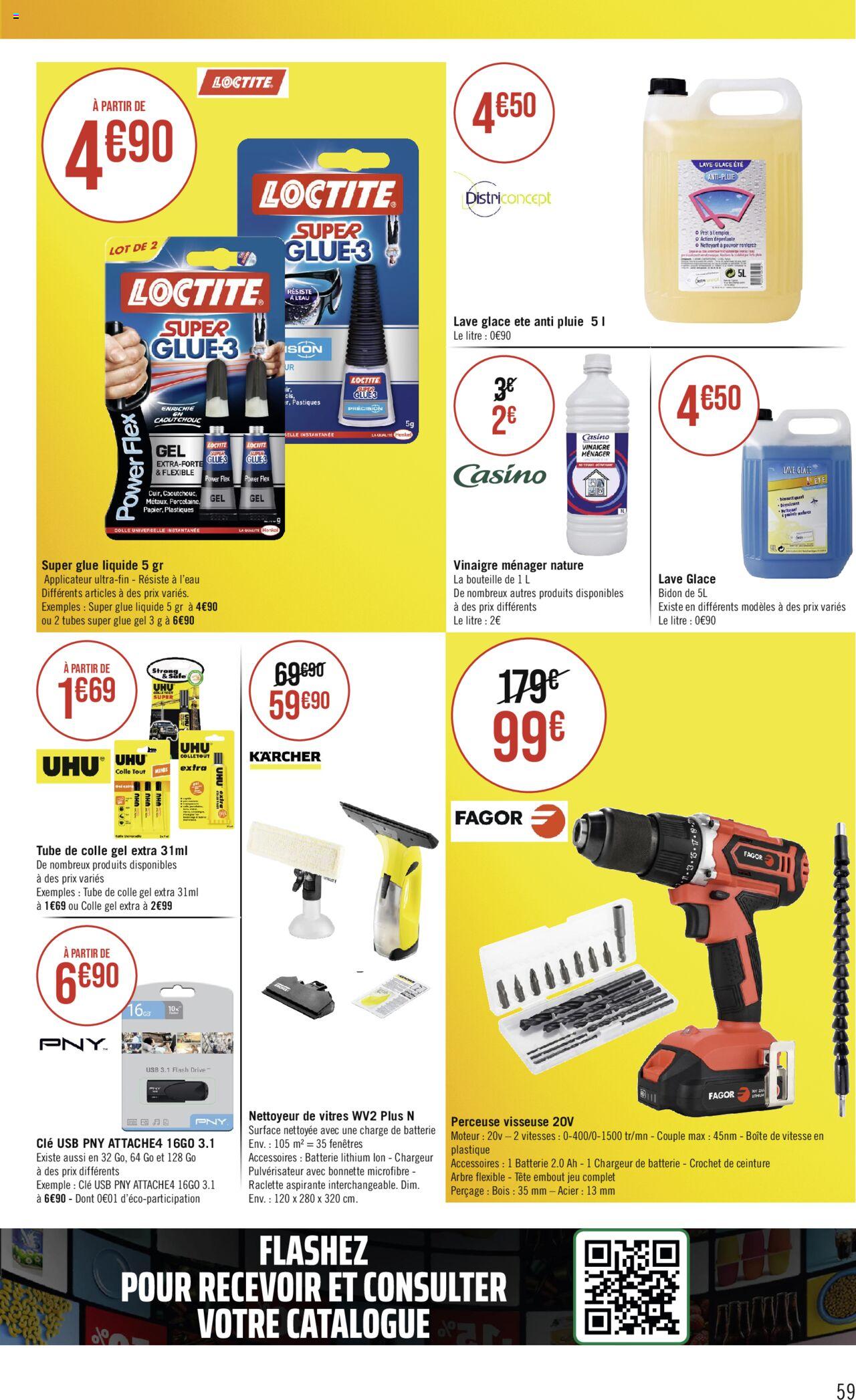 Catalogue Géant Casino 12 – 24 Mars 2024 Page 59