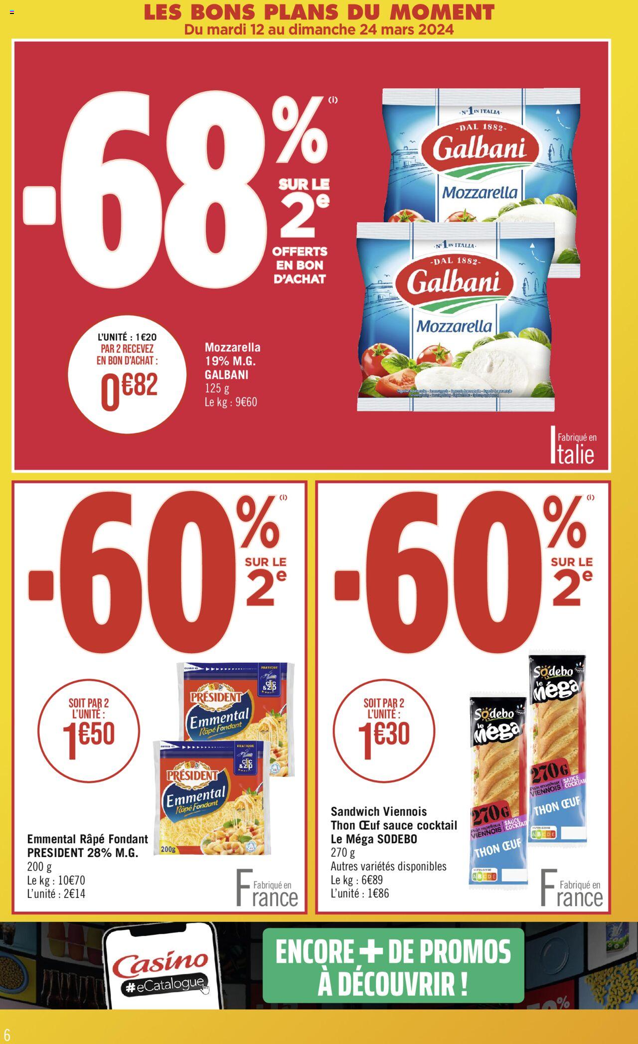 Catalogue Géant Casino 12 – 24 Mars 2024 Page 6