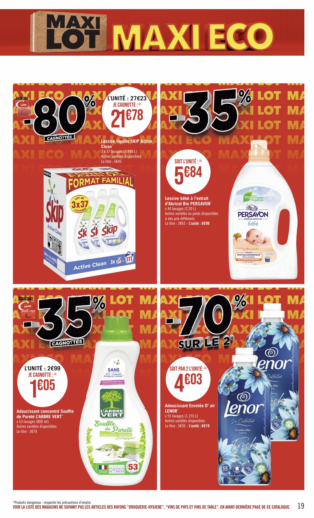 Catalogue Géant Casino 18 Juin – 2 Juillet 2023 Page 19