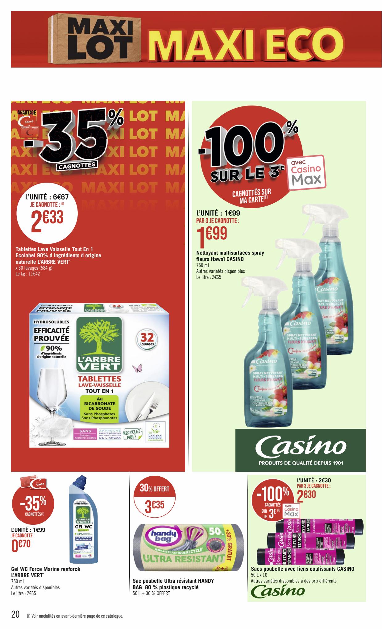 Catalogue Géant Casino 18 Juin – 2 Juillet 2023 Page 20